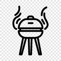American, barbecue sauce, barbecued, BBQ icon svg