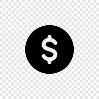 American, currency, money, economy icon svg