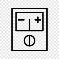 Ammeter, Ohmmeter, Wattmeter, Voltmeter symbol