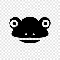 amphibian, animal, cute, critter icon svg