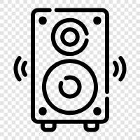 amplifier, audio, acoustic, audio equipment icon svg