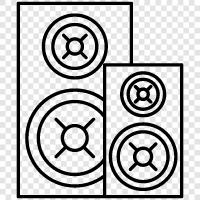 amplifier, sound, audio, music icon svg