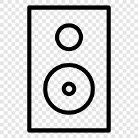 amplifier, stereo, home theater, room icon svg