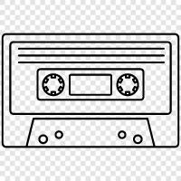analog tape, 8 track tape, cassette player, cassette tapes icon svg