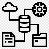 analysis, collection, correlation, distribution icon svg