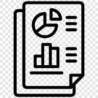 analysis, document, writing, report icon svg