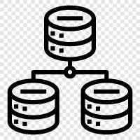 analytics, data science, machine learning, data warehousing icon svg