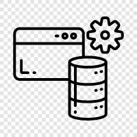 Analytik, Big Data, Data Science, Data Warehousing symbol