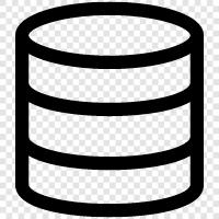 analytics, big data, data science, data warehousing icon svg