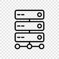 analytics, big data, business intelligence, data warehousing icon svg