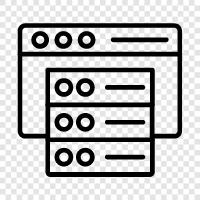 Analytik, Business Intelligence, Data Mining, Datenanalyse symbol