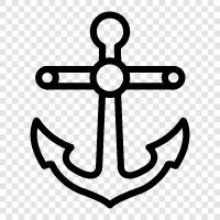 anchor chain, anchor link, anchor text, anchoring icon svg
