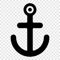 Anchor Point, Anchoring, Boat Anchor, Boat Rigging icon svg