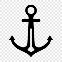 anchor, mooring, secure, hold icon svg