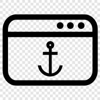 Anchor Text, Anchor Link, Anchor Text Introduction, Anchor icon svg