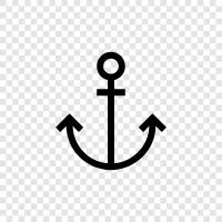 Anchorages, Anchoring, Anchorages ve Gemiler, Anchor ikon svg