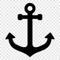 Anchorages, Anchoring, Anchoring Systems, Boat Anchoring icon svg