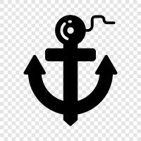 Anchorages, Anchor Chain, Anchor Point, Anchor Weight icon svg