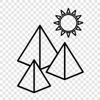 ancient, civilization, pyramids, Sphinx icon svg