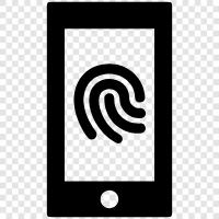 android fingerprint, iphone fingerprint, iphone 5s fingerprint, mobile fingerprint icon svg