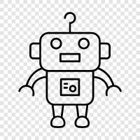 android, intelligent, automation, machine icon svg