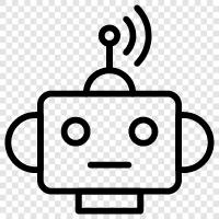 android, Roboter, künstliche Intelligenz, KI symbol