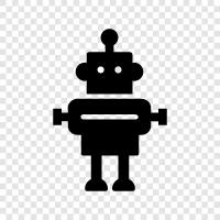 android, artificial intelligence, computer, machine icon svg