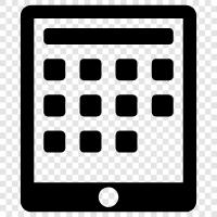 android tablet, ipad, ipad hava, tablet cihazı ikon svg
