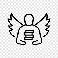 angel, funding, startup, business icon svg