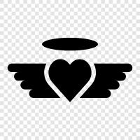 Angel Wings, Wings of Love, Wings of Hope, Wings of Faith icon svg