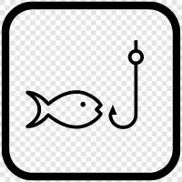 angling, hunting, fly fishing, spear fishing icon svg