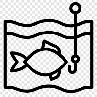 Angling, Fly Fishing, Fly Tying, Casting icon svg