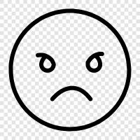 angry people, anger management, anger issues, anger triggers icon svg