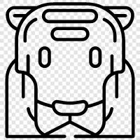 animal, big cat, endangered, conservation icon svg