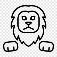 animal, big, powerful, majestic icon svg