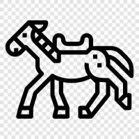 animal, equine, carriage, saddle icon svg