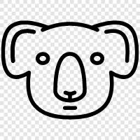 animals, Aussie, cuddly, furry icon svg