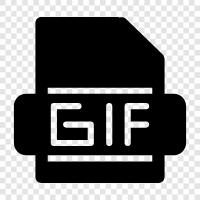 animated gif, animated image, gif creator, gif editor icon svg