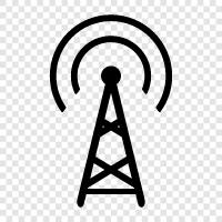 antenna system, antenna mount, antenna placement, antenna gain icon svg