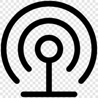 antenna system, wireless, wireless system, radio icon svg