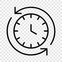 anticlockwise, clockwise movement, counterclockwise movement, anti clockwise icon svg