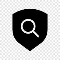 antispy shield, antivirus shield, spy shield, shield search icon svg