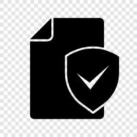 antispyware, spyware removal, antivirus, Document Shield icon svg