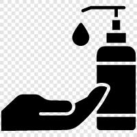 antibacterial, hand sanitizer spray, germicidal, hand sanitiz icon svg