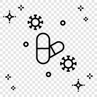 antibiotic resistance, antibiotic prescribing, antibiotic overdose, antibiotic resistance bacteria icon svg