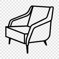 Antique Armchair, Old Armchair, Antique Furniture, Vintage icon svg