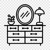 antique dresser, antique dressers, antique furniture, antique furniture dealers icon svg