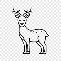 Antlers, Hunting, Alaska, Animals icon svg