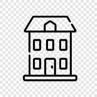 Apartment, Rent, Property, Housemate icon svg