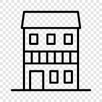 Apartments, House Rentals, Real Estate, House for Rent icon svg